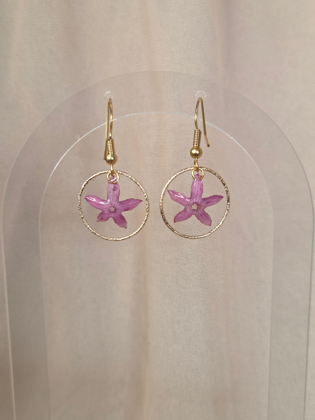 Boucles d'oreilles étoile