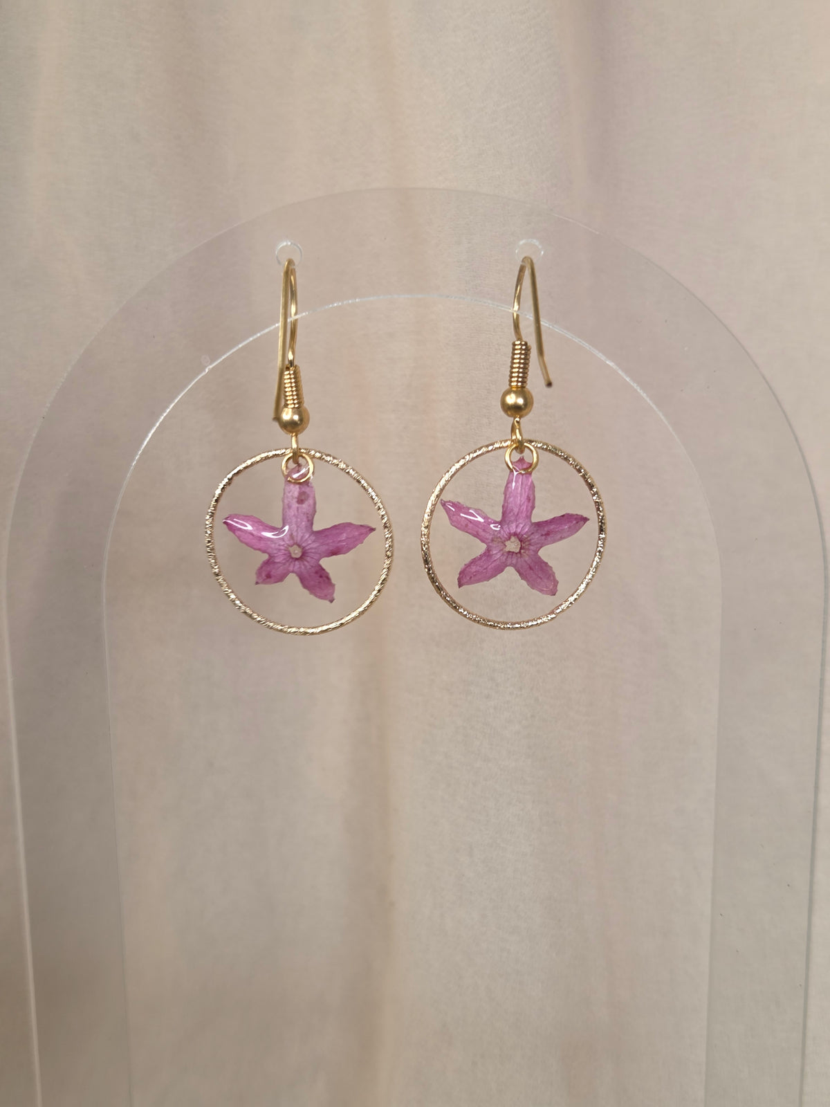Boucles d'oreilles étoile