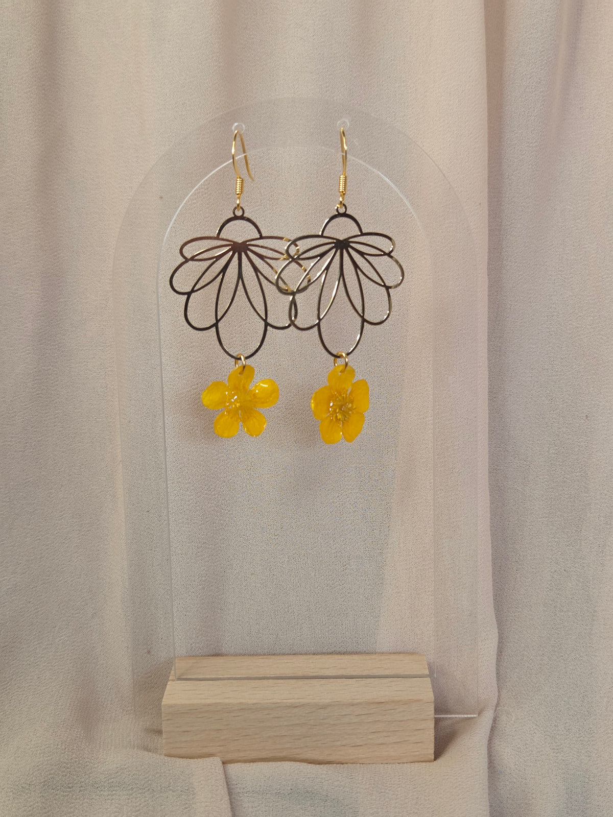 Boucles d'oreilles astre
