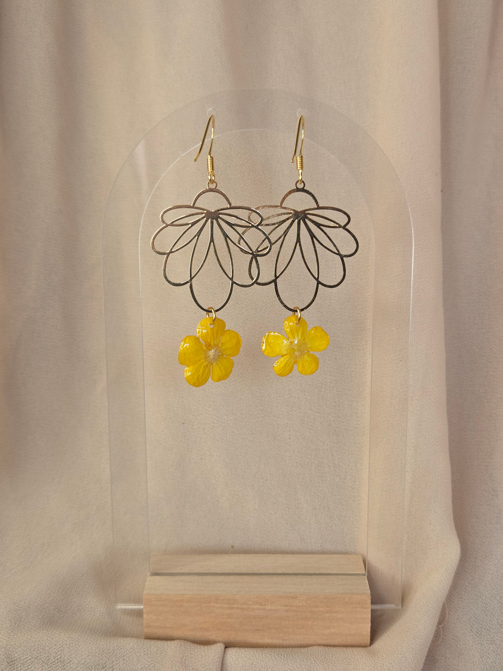 Boucles d'oreilles astre