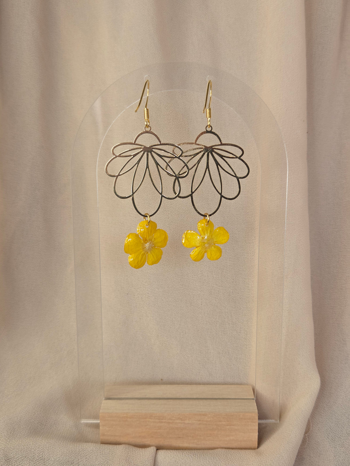 Boucles d'oreilles astre